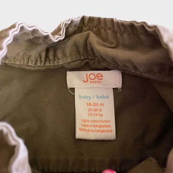 Joe FRESH | 3/$15 Baby Girl Jacket 12-24 months - Picture 3 of 4
